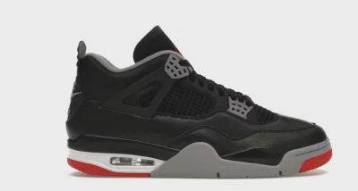 Air Jordan 4 Retro Black Red Reimagined • Brand New [8915]