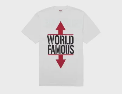 Supreme World Famous Tee White size XL • Brand New [3871]