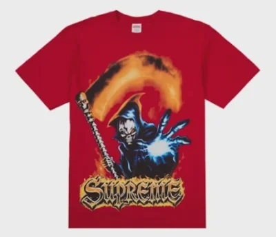 Supreme Grim Reaper Tee Red • Brand New [4951]