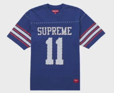 Supreme Studded S/S Football Top Royal • Brand New [2269]