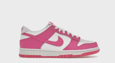 Nike Dunk Low Laser Fuchsia (GS) • Brand New [3187]