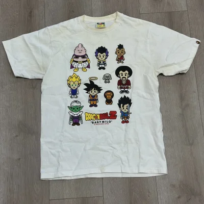 BAPE x Dragon Ball Z Baby Milo Tee White • Pre-Owned [9678]