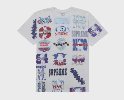 Supreme Flash Tee White size S • Brand New [9669]
