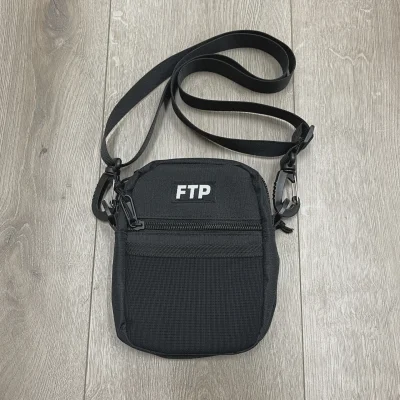 FTP Ripstop Shoulder Bag Black • Brand New [7614]