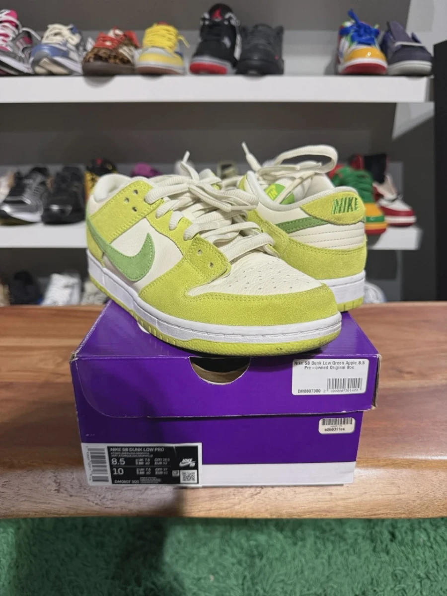 Nike SB Dunk Low Green Apple • Pre-Owned [7427]