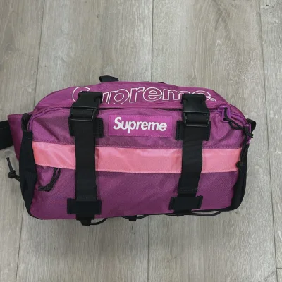 Supreme Waist Bag (FW19) Magenta • Brand New [8577]
