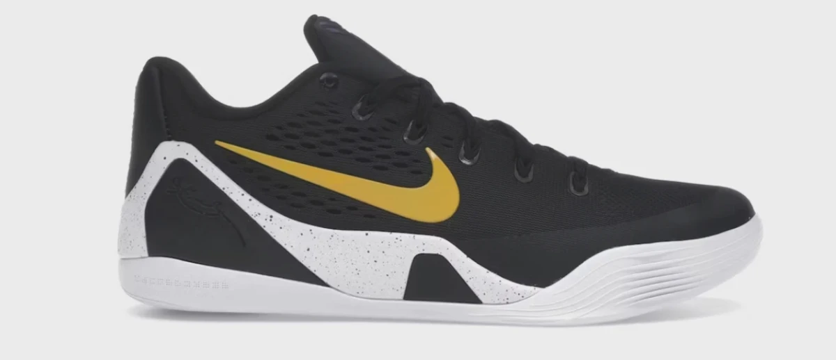 Nike Kobe 9 EM Low Protro TB Black University Gold • Brand New [9247]