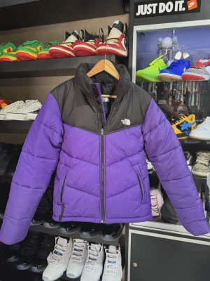 The North Face Mens Purple Puffer Jacket S • Pre-Owned [4212]