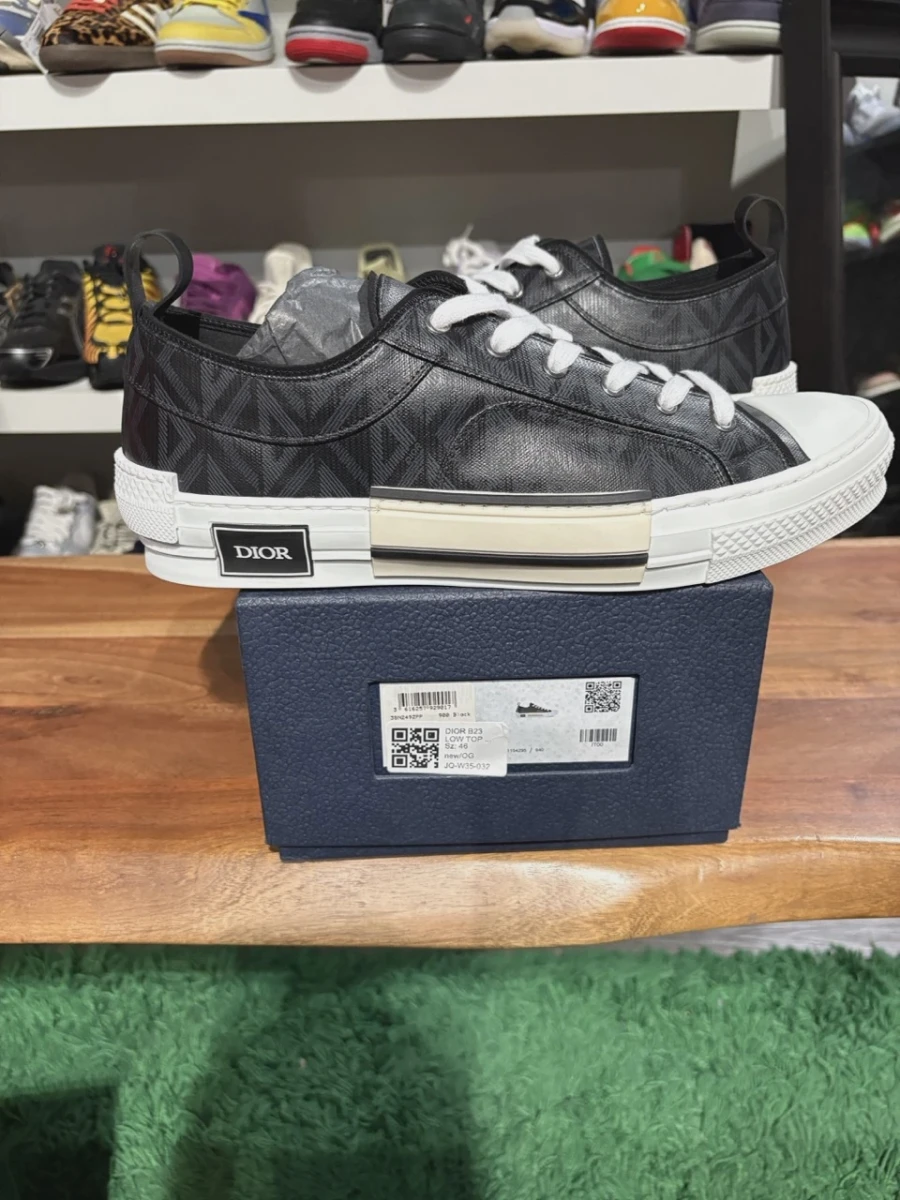 Dior B23 Leather Black Low • Brand New [5463]
