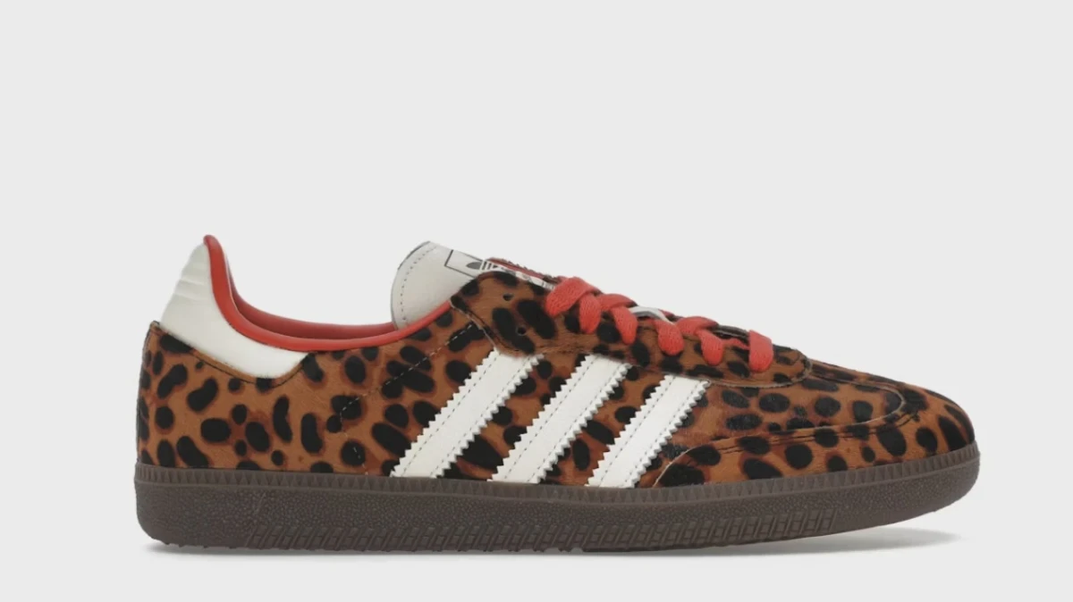 adidas Samba Original Preloved Red Leopard (Women's) • Brand New [7012]