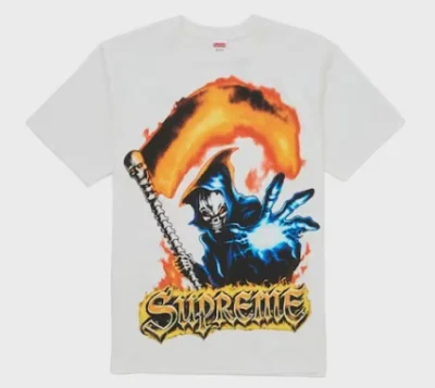 Supreme Grim Reaper Tee White • Brand New [0965]