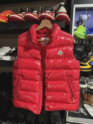 Moncler Red Puffer Vest • Pre-Owned [6136]