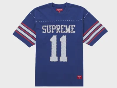 Supreme Studded S/S Football Top Royal • Brand New [9182]