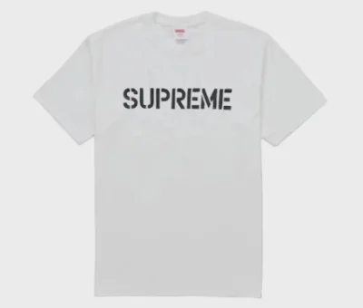 Supreme Hard Tee White • Brand New [5754]