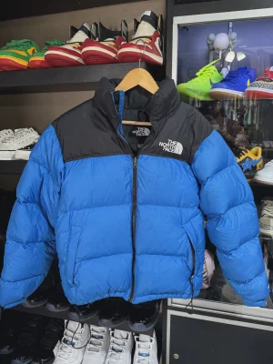 The North Face Mens Blue Puffer Jacket S • Pre-Owned [4591]